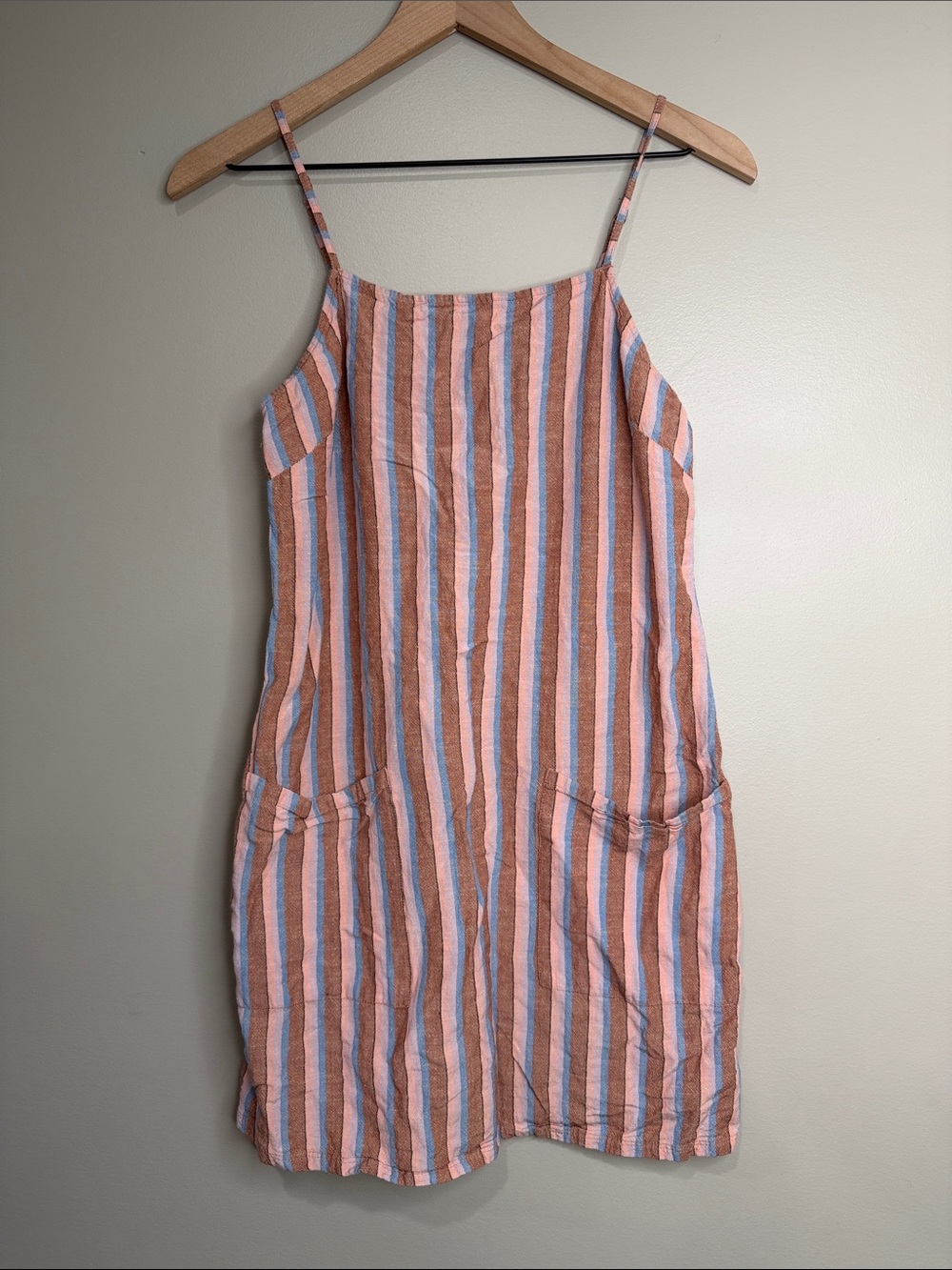 BillaBong Striped Spaghetti Strap Sundress Medium